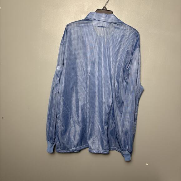 New! Desco Statshield Anti Static Smock Shirt Men’s Women’s Blue In Bag 2XL XXL - Picture 5 of 7